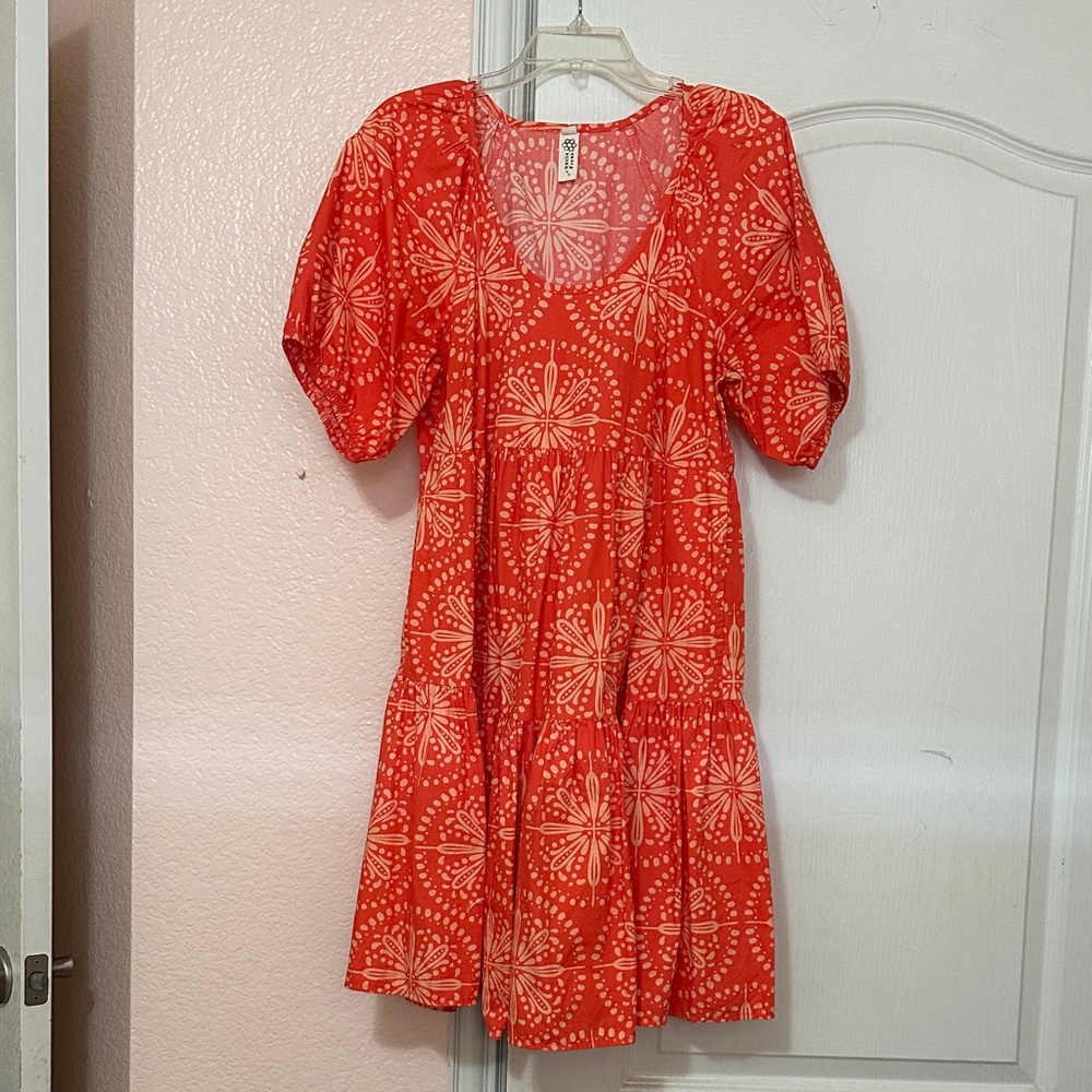 Uncle Frank Dresses | Orange Floral Women's Dress